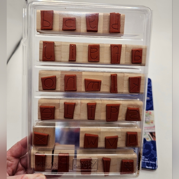 Stampin' Up, Alphabet Stamp Set, Plus Watercolor Pencils - Picture 5 of 5